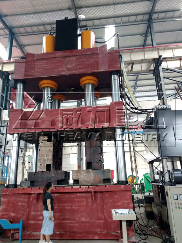 1800噸液壓機調(diào)試